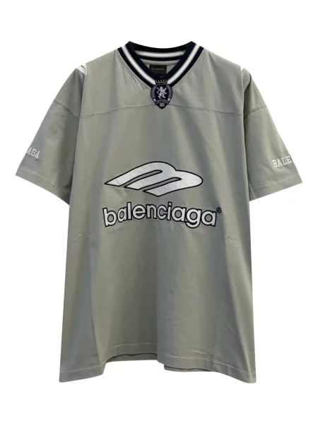 Fotbal tricou Balenciaga gri