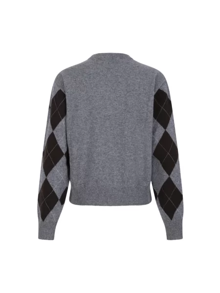Sweter Douuod Woman wełniany szary