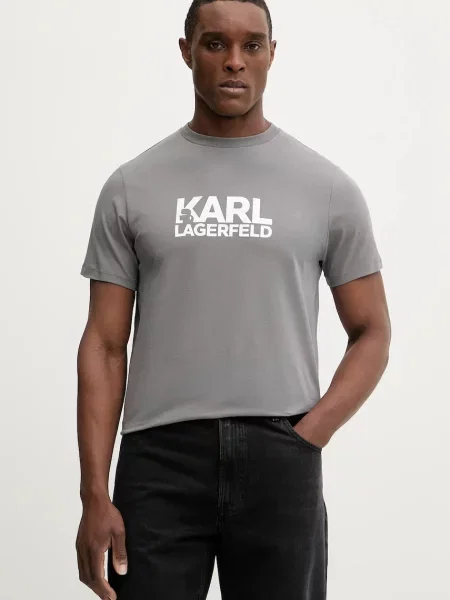 Karl Lagerfeld tričko šedé