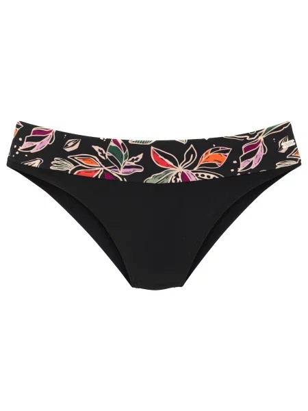 BUFFALO Slip costum de baie lila / portocaliu / roșu negru
