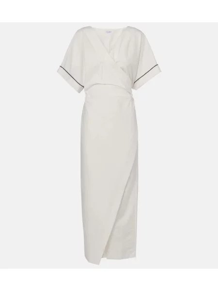 Rochie Brunello Cucinelli de costum alb
