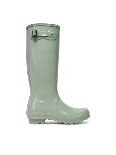 Hunter Kalosze Niebieski zielone