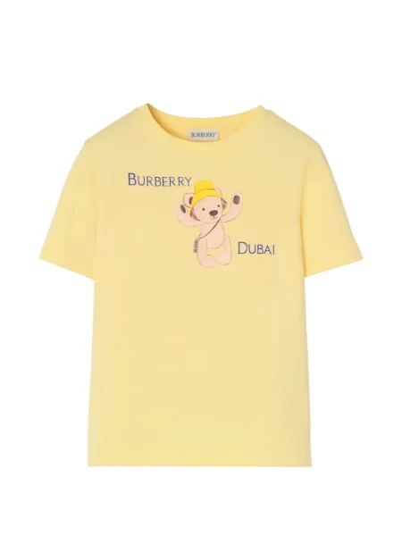 Gyerek póló Burberry sárga