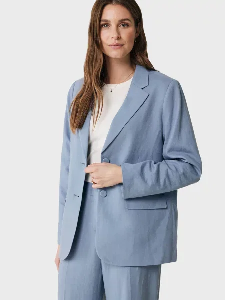 Лляний піджак Mexx блакитний