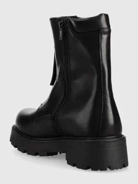 Kožené kotníkové boty Vagabond Shoemakers Cosmo na platformě černá