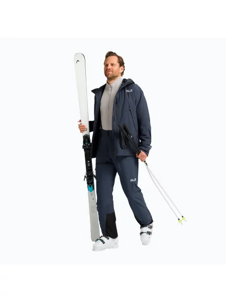 Spodnie narciarskie Jack Wolfskin Flowline Pro 2L Ins niebieskie