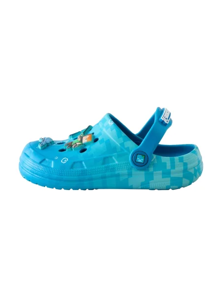 Next Pantofi deschiși Minecraft crem / deschis / maro caramel / verde albastru