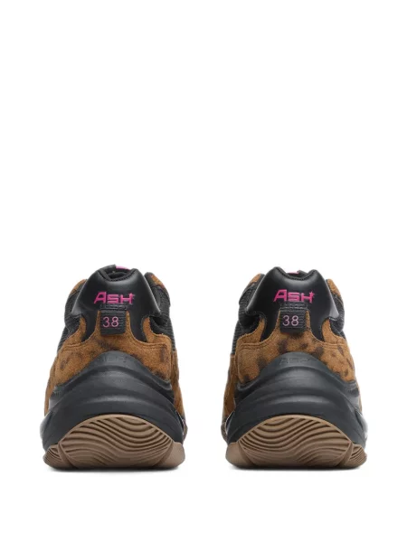 Top Ash cu imagine cu model leopard maro