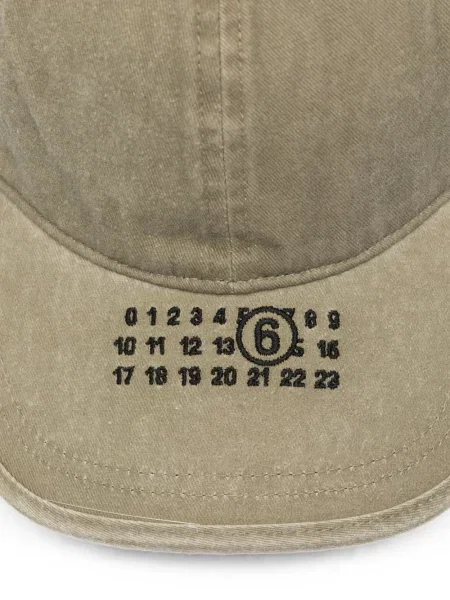 Șapcă Mm6 Maison Margiela cu broderie verde