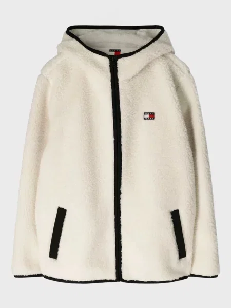 Джинсовая куртка Tommy Jeans Тедди бежевая