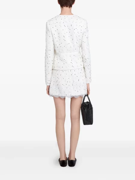 Geacă Giambattista Valli cu buline alb