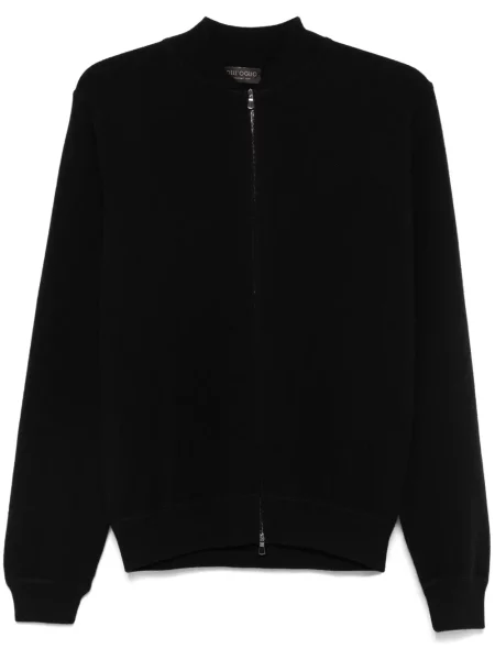 Dzianinowy kardigan Dell'oglio czarny