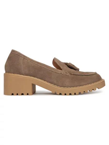 Loafersy szare