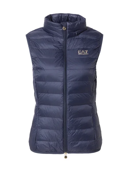 Emporio Armani Vestă bleumarin / taupe gri