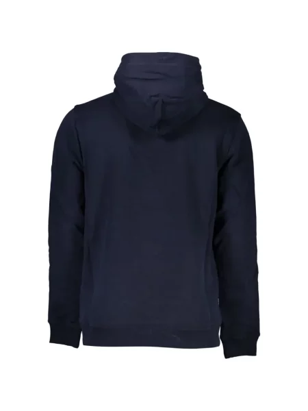 Raštuotas džemperis su gobtuvu Tommy Jeans mėlyna