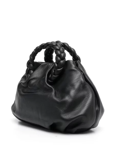 Geantă shopper Hereu din piele negru