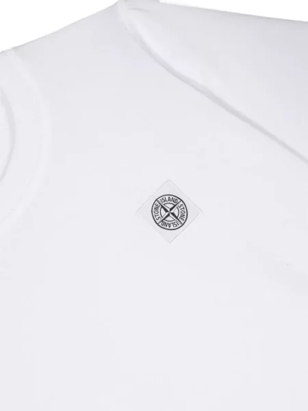 Koszulka dziecięca Stone Island biała