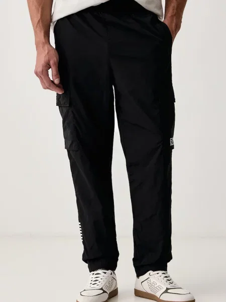 Emporio Armani pantaloni de trening pentru bărbați negru