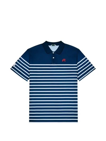 Golf golf polo Malbon Golf niebieskie