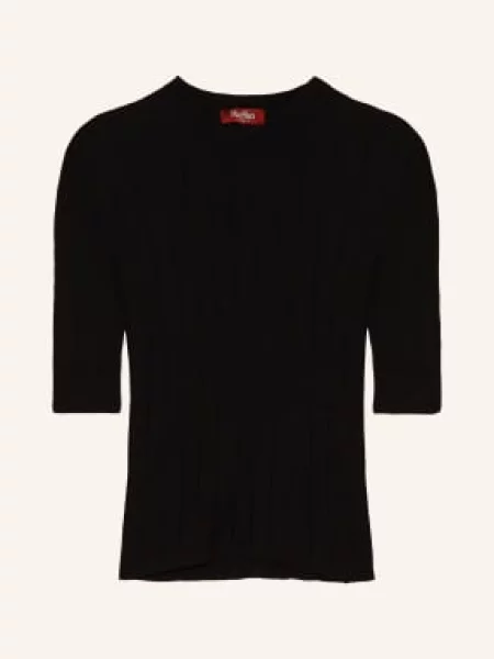 Max Mara Studio Úpletové Tričko Ragno černá