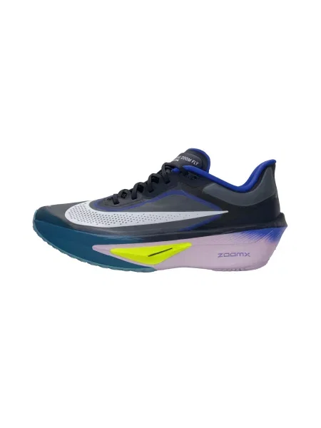NIKE Tenisice za trčanje Zoom Fly 6 mornarsko plava / noćno plava / prljavo bijela