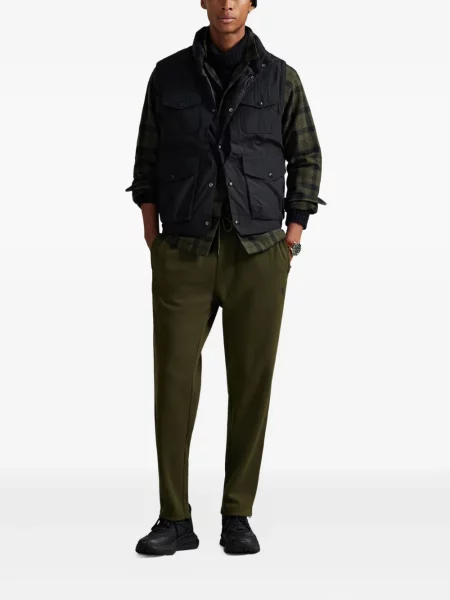 Briaunotas pusiau užtrauktukas zomšinės bokseriai Polo Ralph Lauren balta
