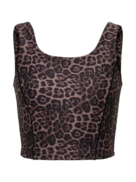 Only Play Girls Sport top ONPMeleo sepie / mokka / închis maro