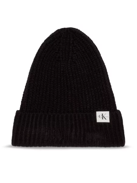 Kapa Calvin Klein Jeans Monogram Črna bela