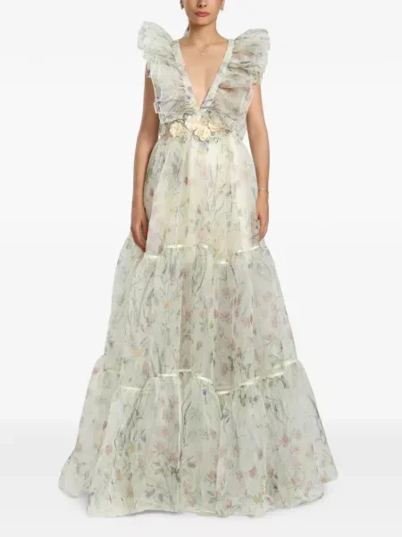 Rochie Miau By Clara Rotescu cu model floral cu imagine