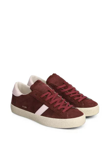 Sneakerși D.a.t.e. din piele de căprioară roșu