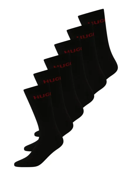 Hugo Șosete RIB LOGO negru