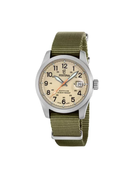 FESTINA Analogové hodinky Watch Field Swiss Made' hnědá