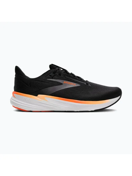 Кросівки для бігу Brooks Revel 8 black/excalibur/orange чорні