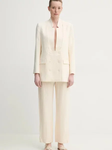 Піджак MUNTHE FIROZ однобортний однотонний бежевий