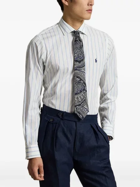 Gulerat tricou polo Polo Ralph Lauren cu decolteu în V fără mâneci maro