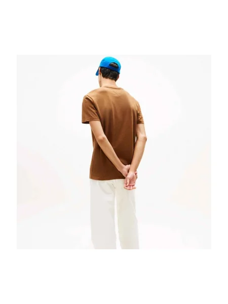 Tricou Tommy Jeans maro
