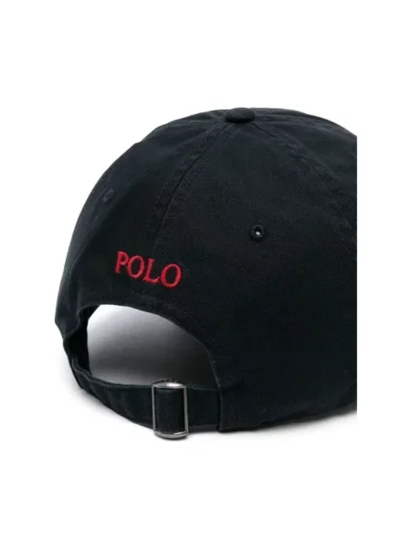 Czapka z daszkiem Polo Ralph Lauren klasyczna czarna