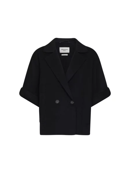 Płaszcz Weekend Max Mara wełniany czarny