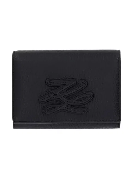 Karl Lagerfeld portfel K/AUTOGRAPH czarny
