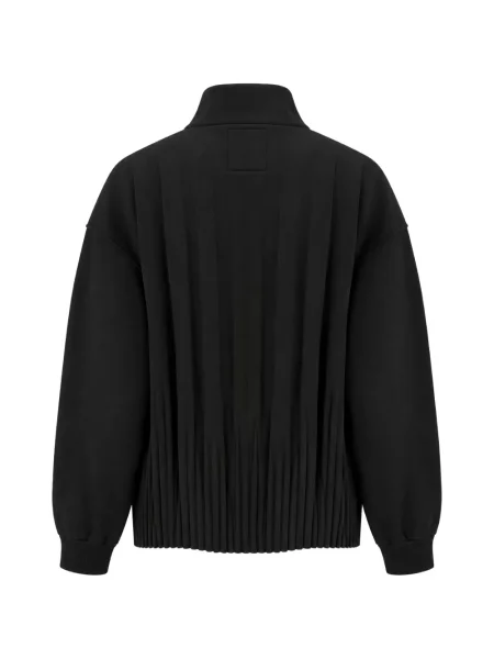 Geacă Rainmaker din fleece negru