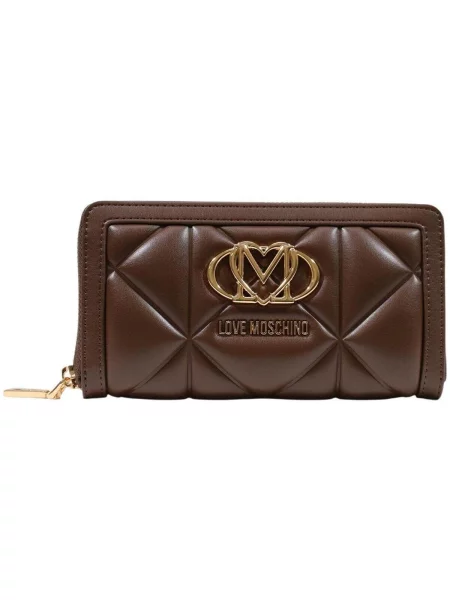 Portofel Love Moschino din piele maro