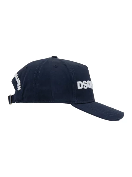 Czapka z daszkiem Dsquared2 niebieska