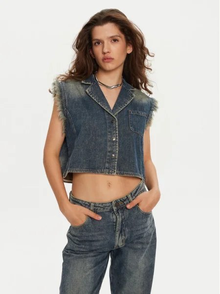 One Teaspoon Vestă albastru