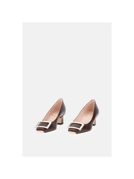 Czółenka Roger Vivier skórzana czerwona