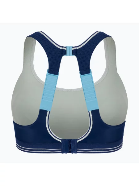 Biustonosz treningowy Shock Absorber Ultimate Run Bra niebieski