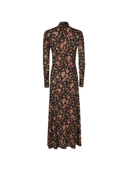 Rochie midi Ulla Johnson cu model floral cu imagine negru