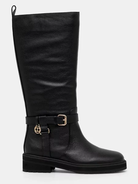 Twinset Buty Kobieta 39 EU Bikerlaarzen czarny