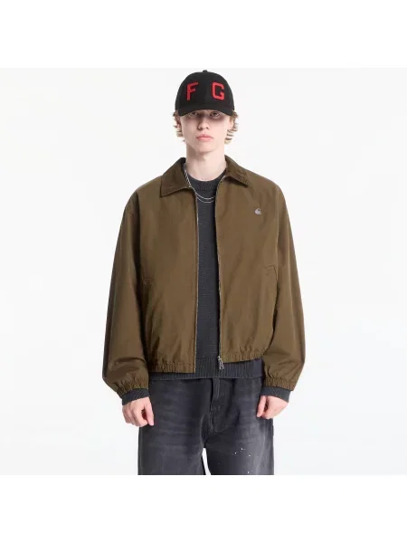 Яке Carhartt WIP Madison Ripstop Jacket UNISEX Dark Beech/ Black Garment Dyed M черно