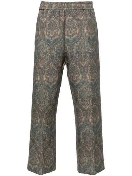 Pantaloni Pierre-louis Mascia cu imagine albastru