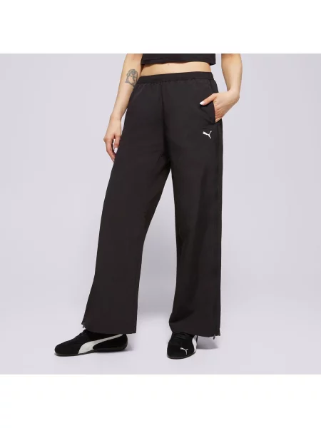 Puma Spodnie Relaxed Woven Zip-Off Pants Op czarne